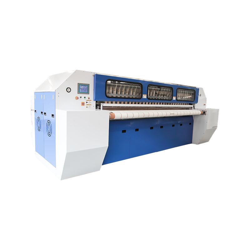 Intelligent gesteuerte Truhenbügelmaschine mit zwei Truhen und einer Rolle